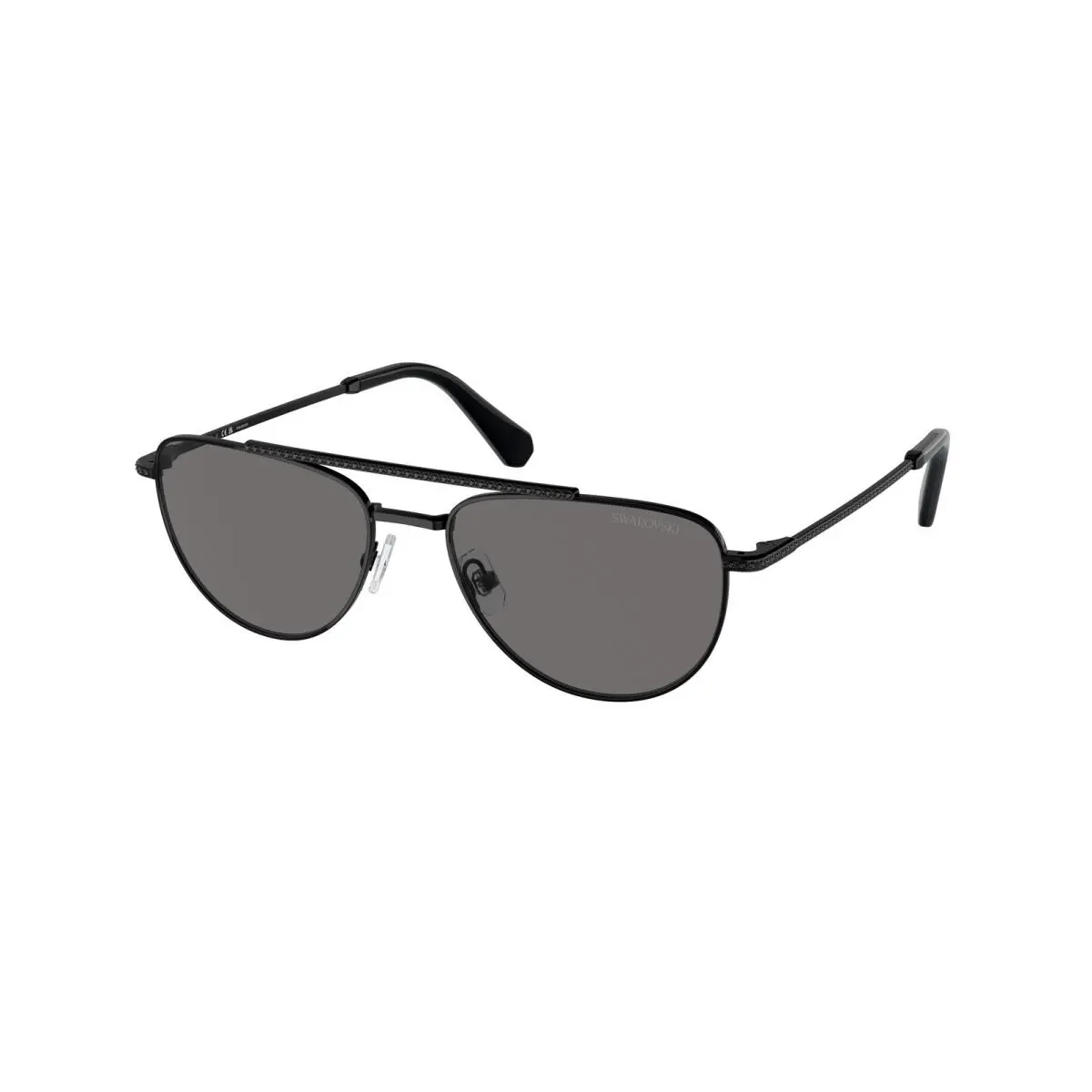 SK 7007 Black Dark Grey Polar 401081 Size 53 Sunglasses by Swarovski
