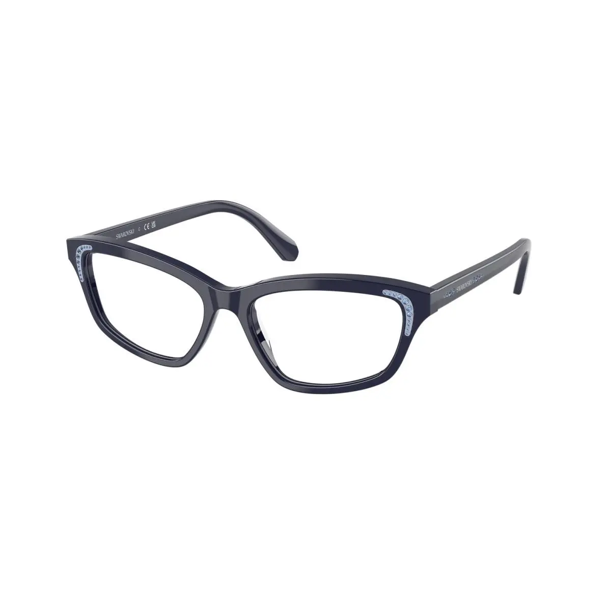 SK 2034 Havana Medio / Demo Lens 1004 Size 54 Eyeglasses by Swarovski