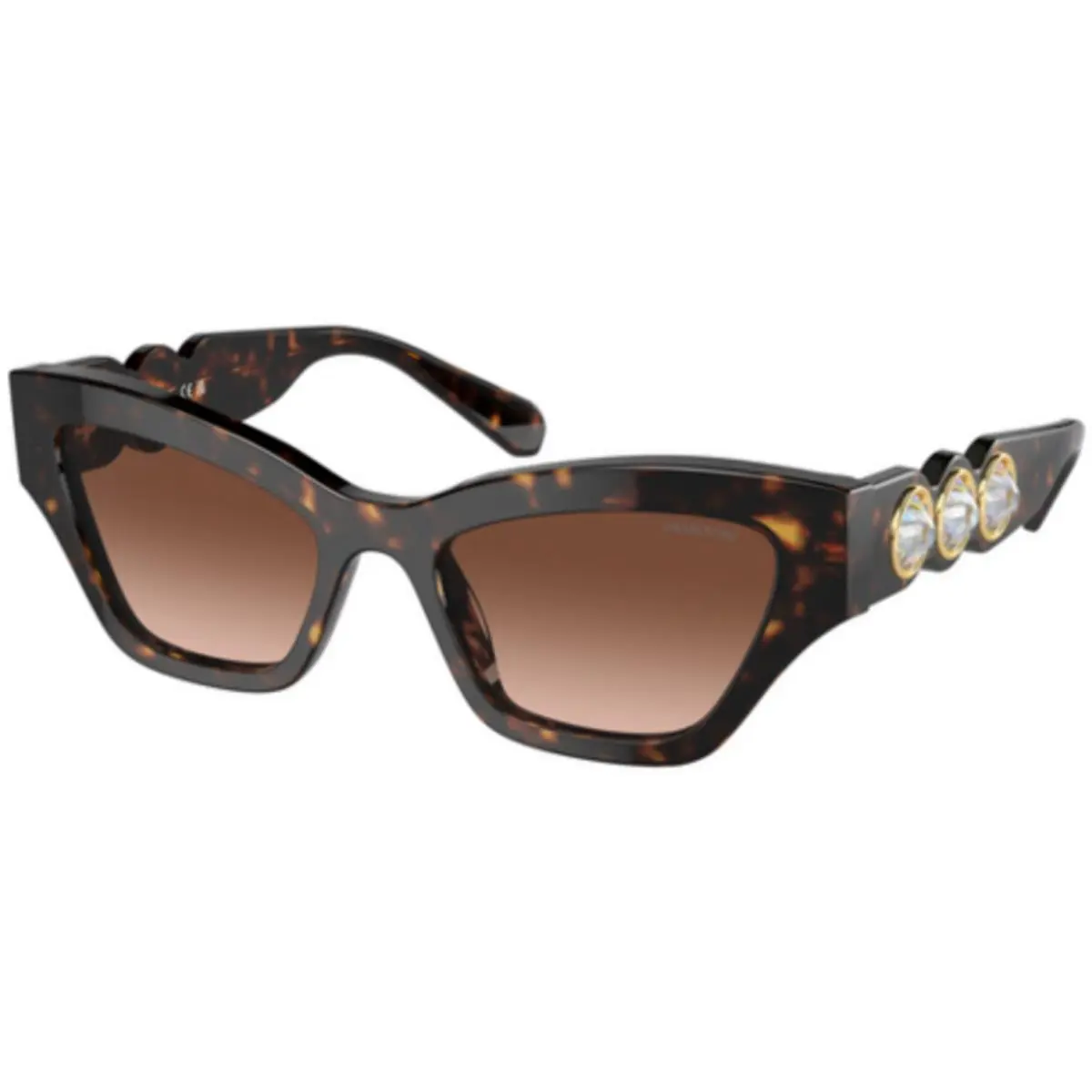SK 6021 Havana / Gradent Brown 10023B Size 53 Sunglasses by Swarovski
