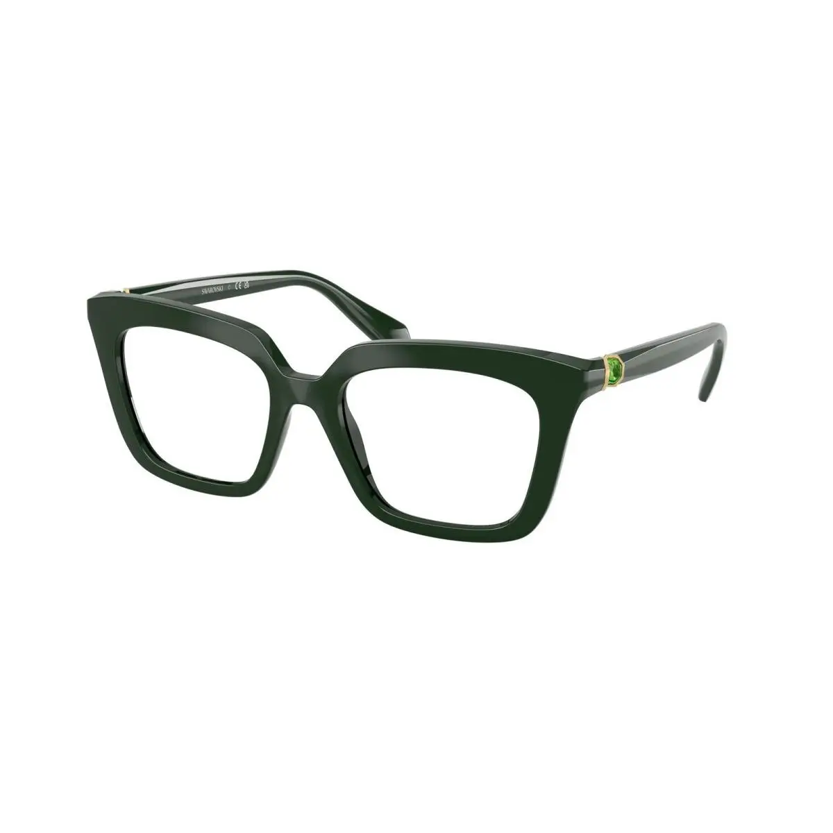 SK 2043 Green Demo Lens 1026 Size 51 Eyeglasses by Swarovski