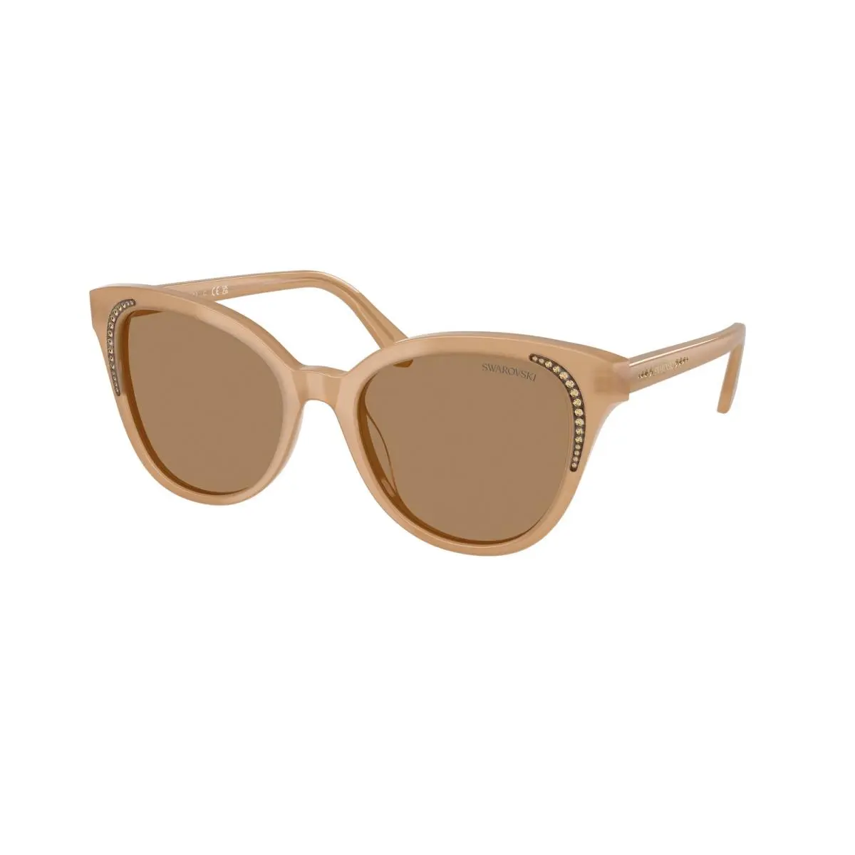 SK 6031 Milky Beige / Brown Transition 2002M4 Size 53 Sunglasses by Swarovski