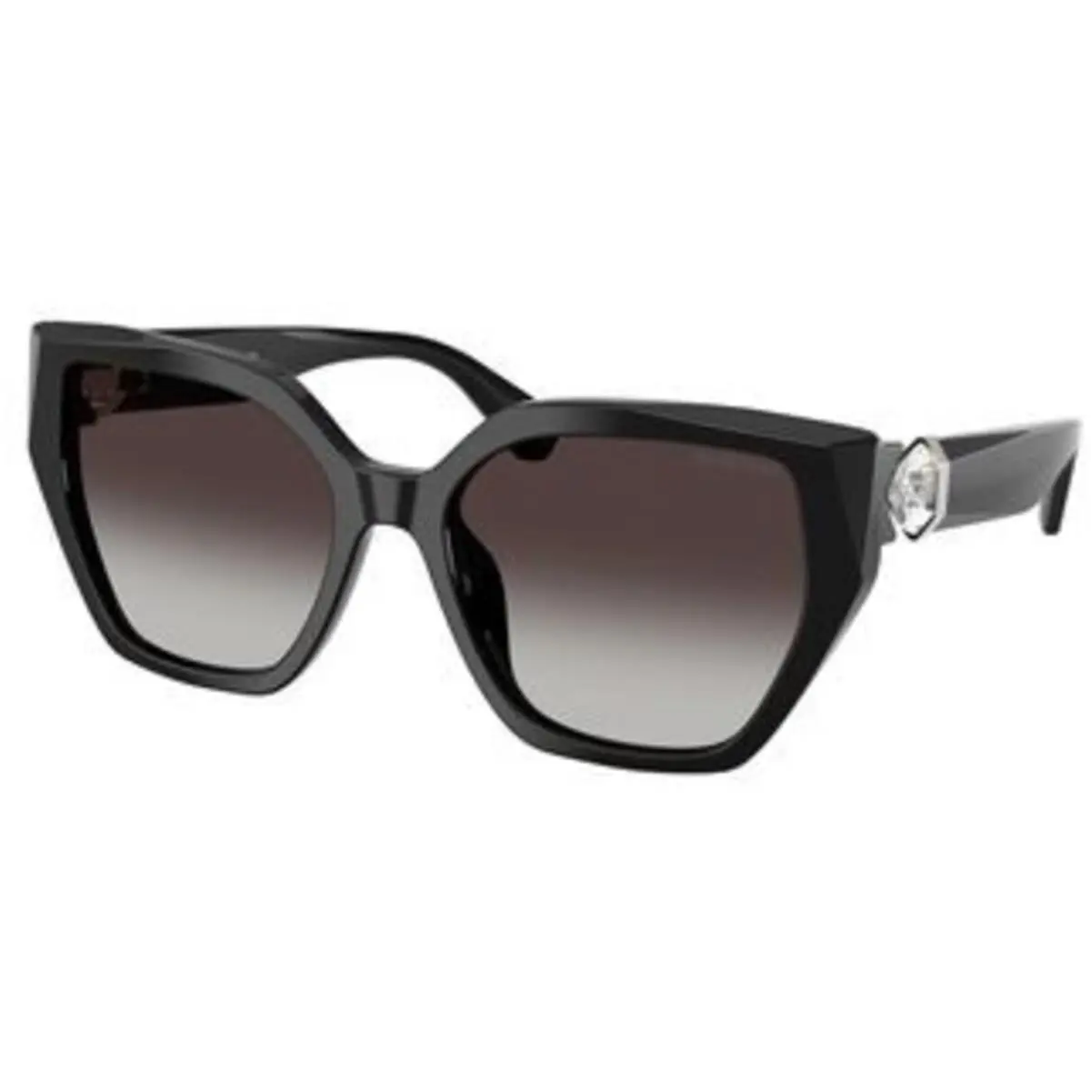 SK 6044 U Black / Gradient Grey 10018G Size 56 Sunglasses by Swarovski