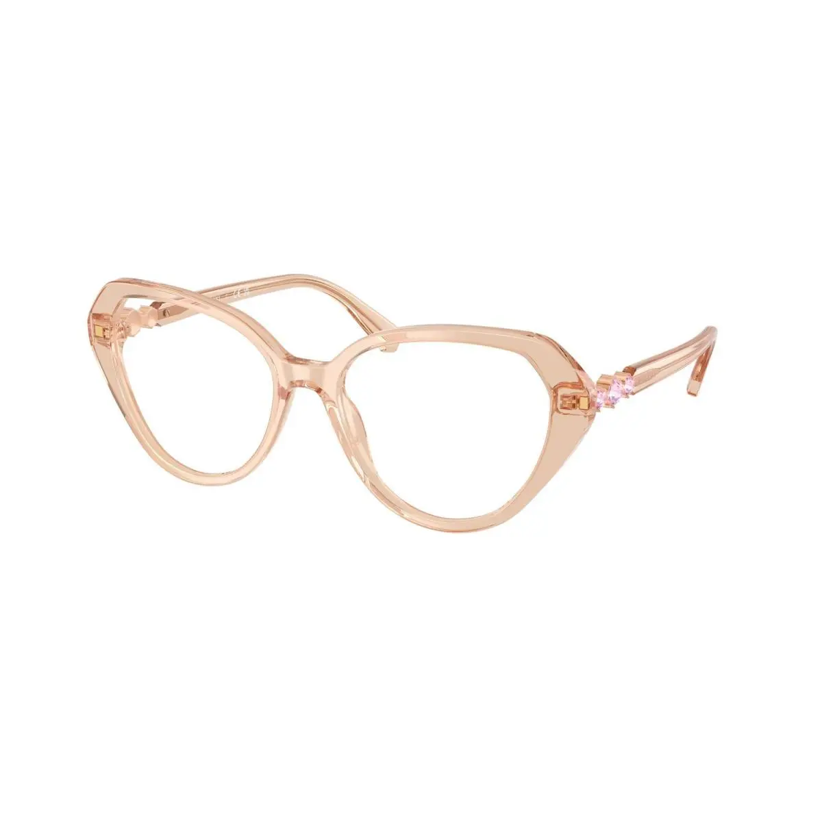 SK 2054 Transparent Beige / Demo Lens 1086 Size 53 Eyeglasses by Swarovski