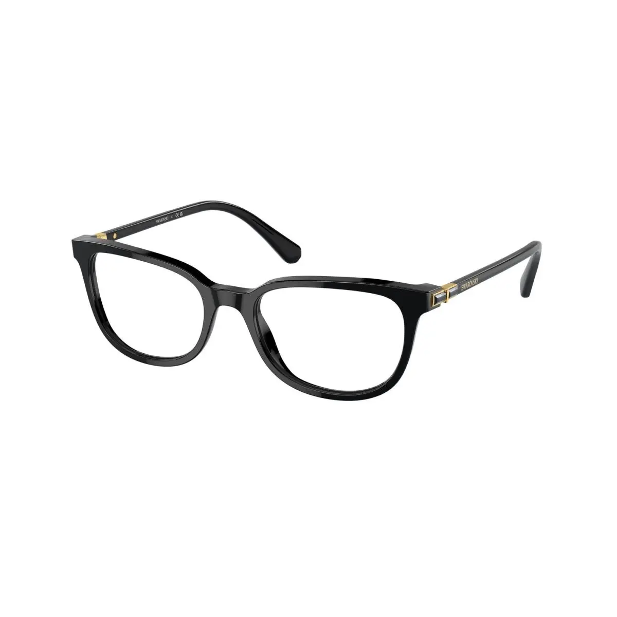 SK 2003 Black 1001 Size 52 Eyeglasses by Swarovski