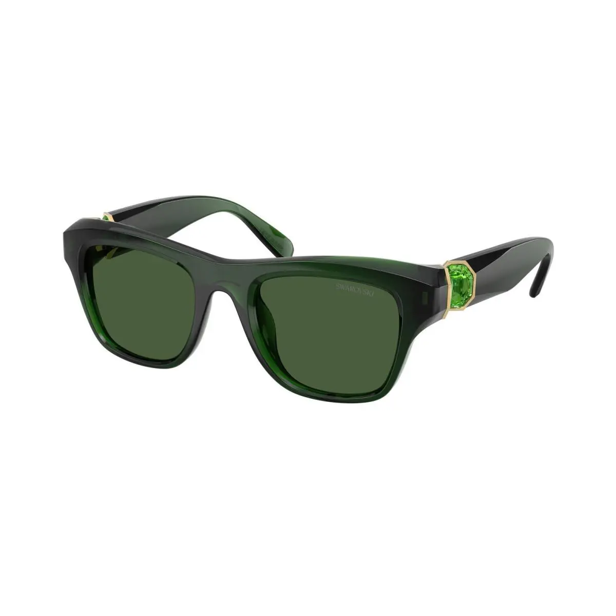 SK 6056 U Milky Dark Green / 108171 Size 50 Sunglasses by Swarovski