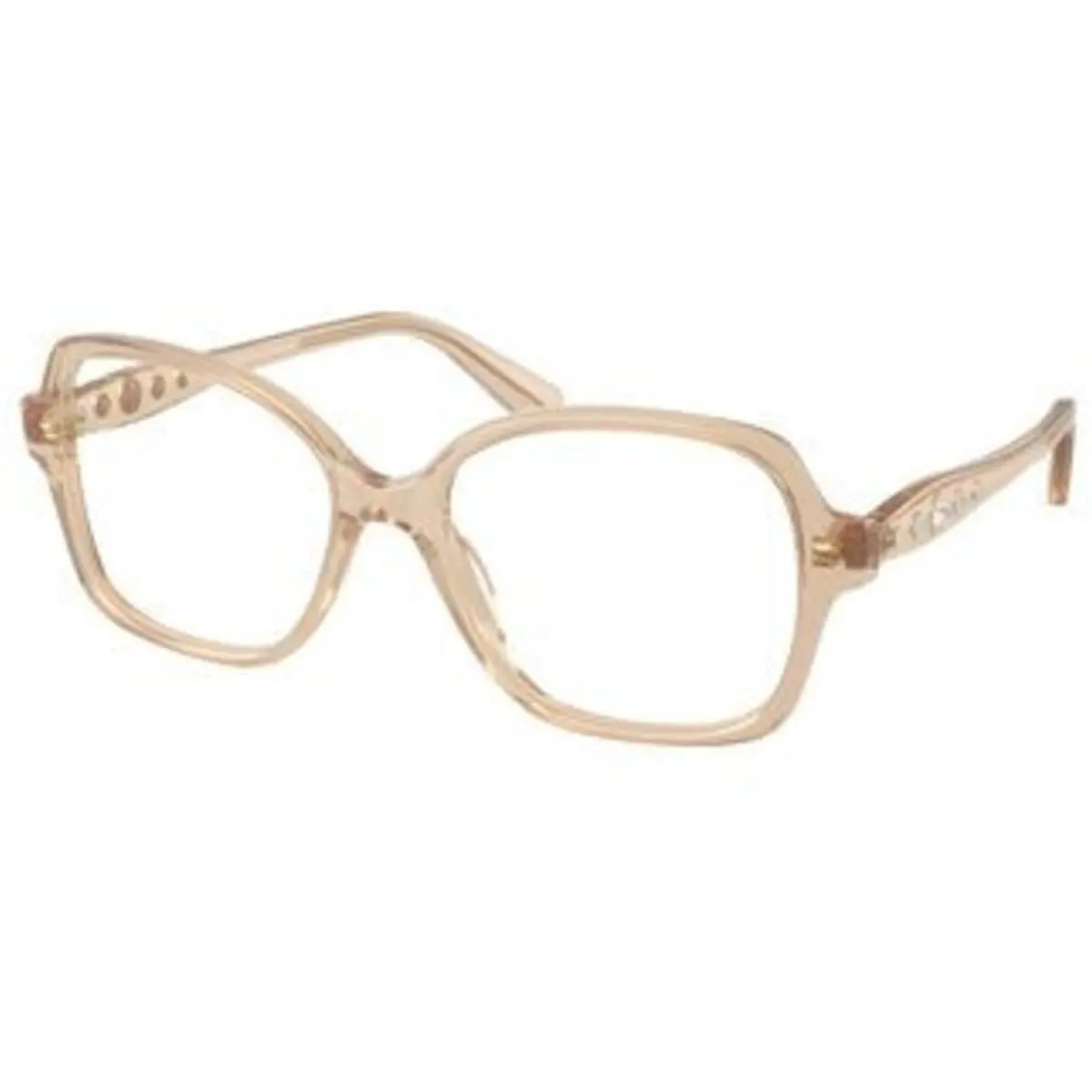 SK 2063 Milky Beige / Demo Lens 1034 Size 56 Eyeglasses by Swarovski