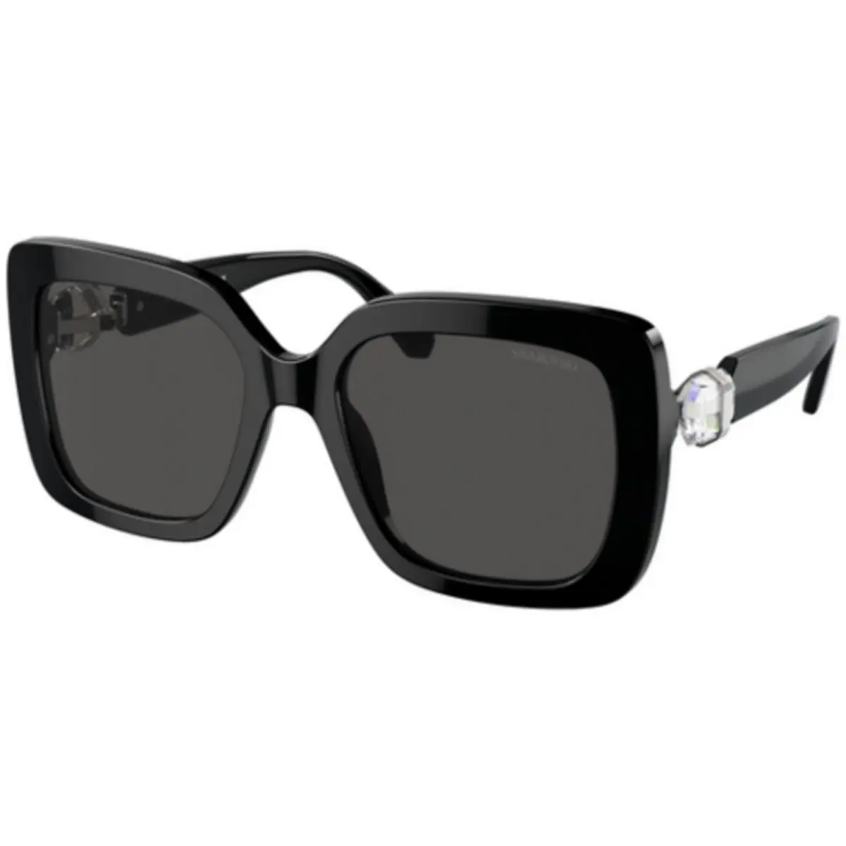 Swarovski SK 6001 Black Dark Grey 100187 Size 55 Sunglasses