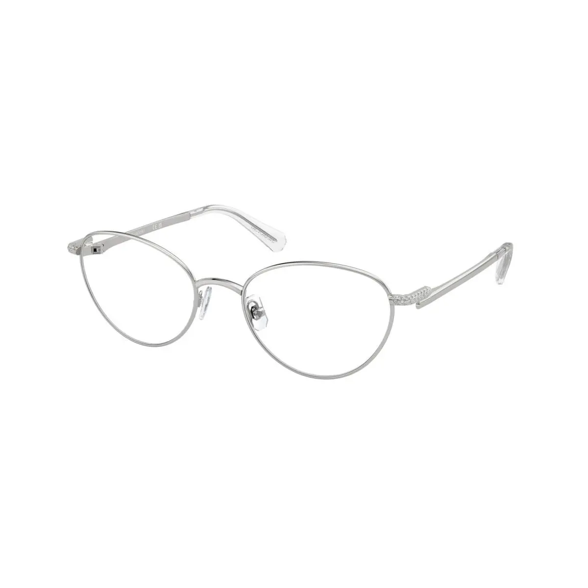 SK 1002 Silver 4001 Size 51 Eyeglasses by Swarovski