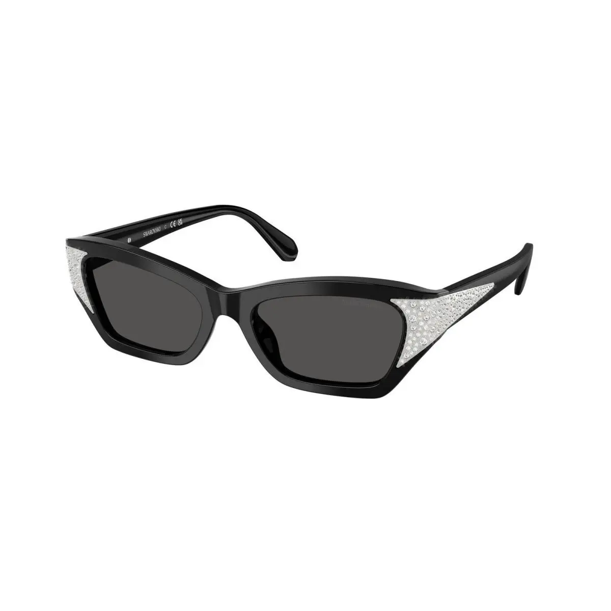 Swarovski SK 6029 Black / Dark Grey Polyamide Standard 100187 Size 53 Sunglasses