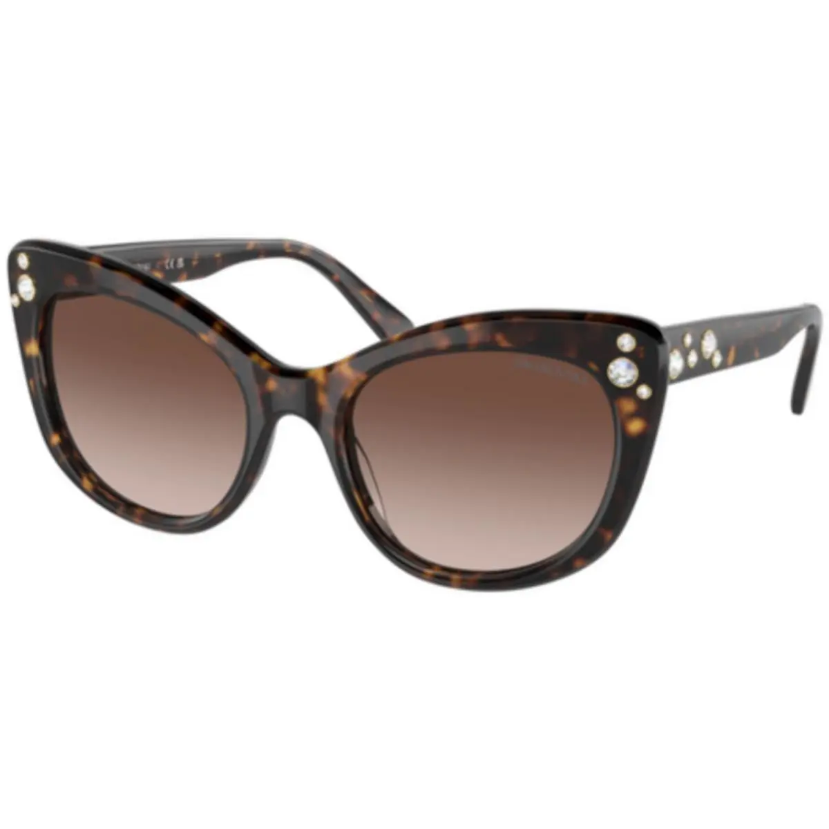 Swarovski SK 6020 Havana / Gradient Brown 100213 Size 55 Sunglasses