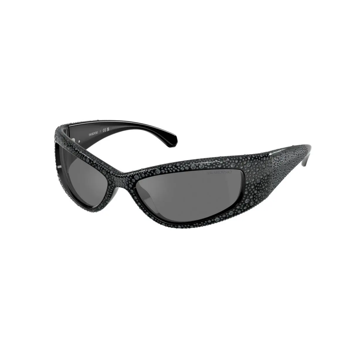 SK 6027 Black / Grey Mirror 10326G Size 60 Sunglasses by Swarovski