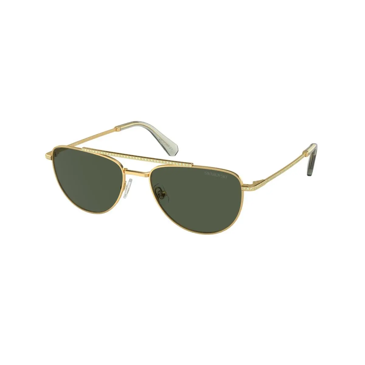SK 7007 Gold Light Green 401782 Size 53 Sunglasses by Swarovski