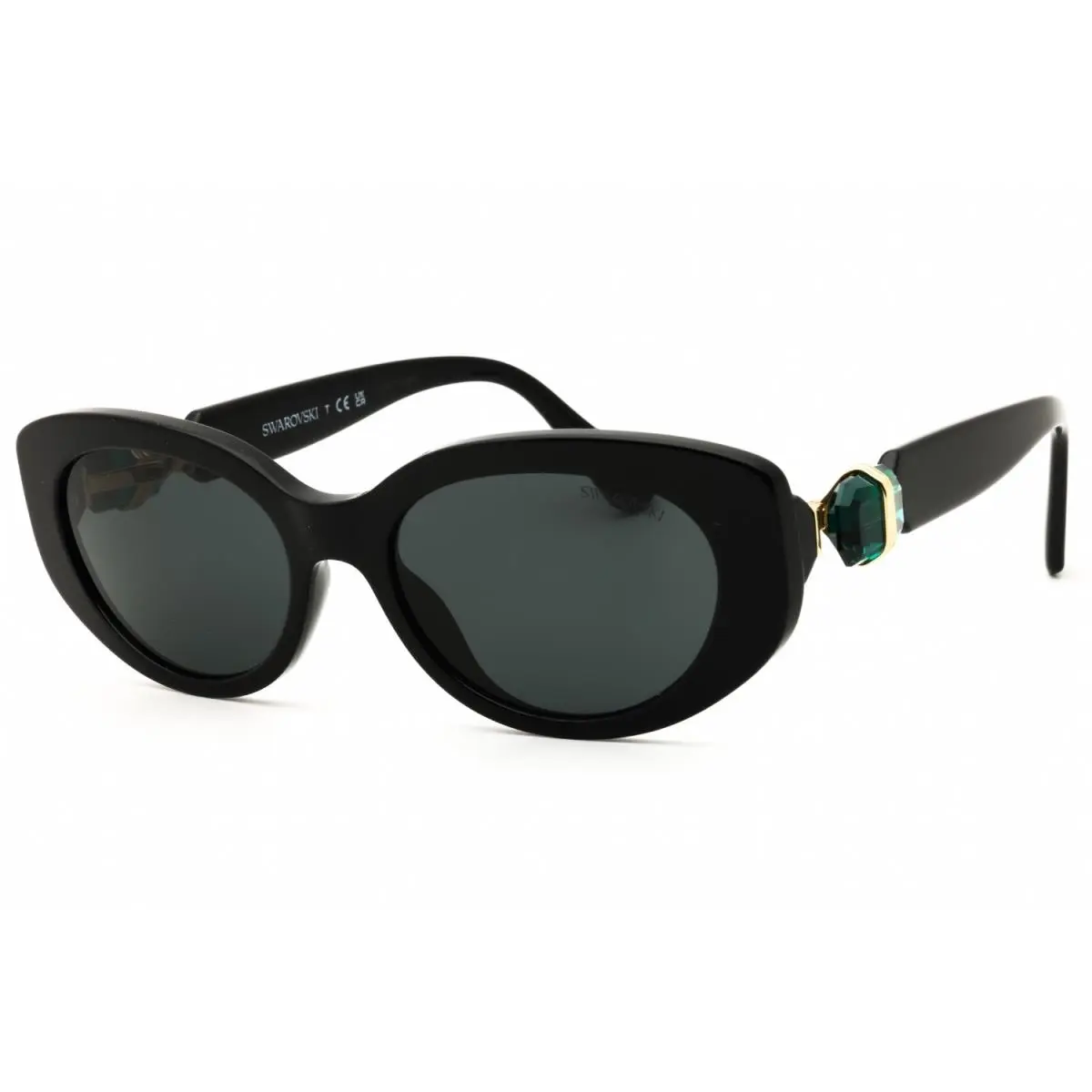 Swarovski SK6002-1001-53 Sunglasses Frame Size 53mm 135mm 18mm Black Women