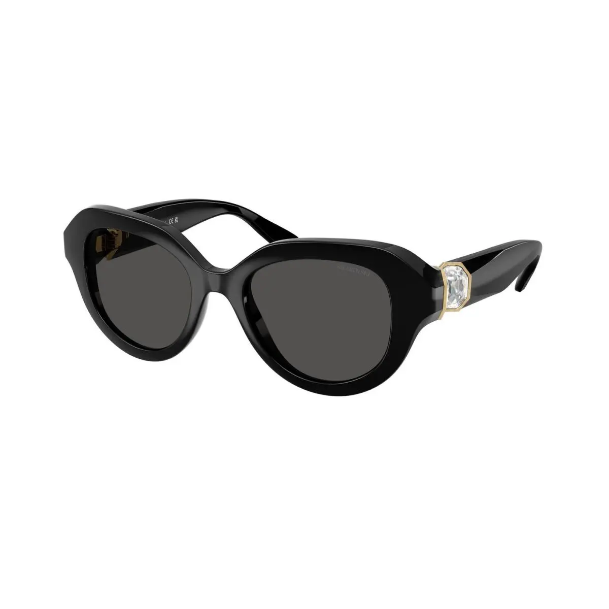 Swarovski SK 6037 Black / Dark Grey Polyamide Standard 100187 Size 50 Sunglasses