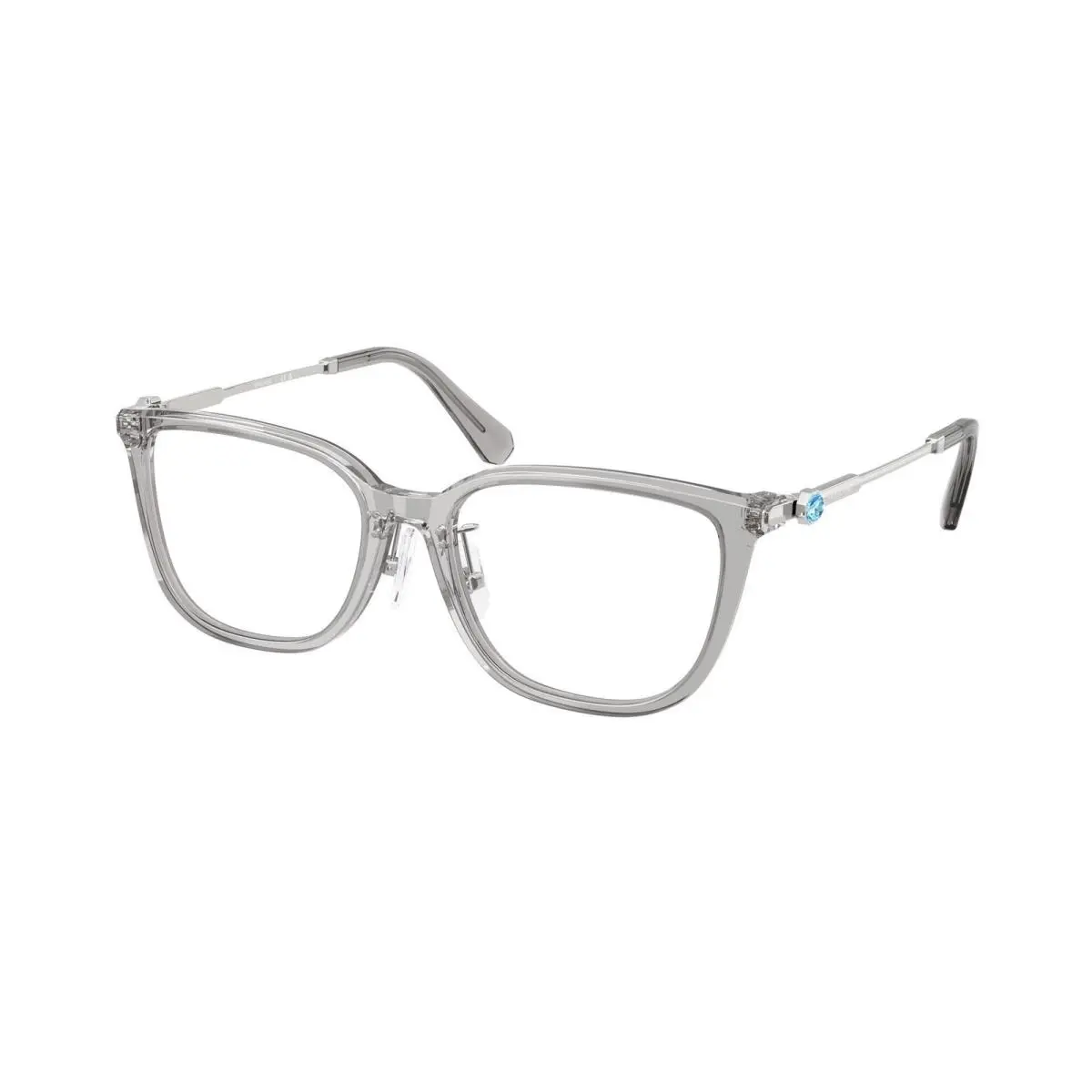 SK 2041 D Transparent Grey Demo Lens 1069 Size 54 Eyeglasses by Swarovski