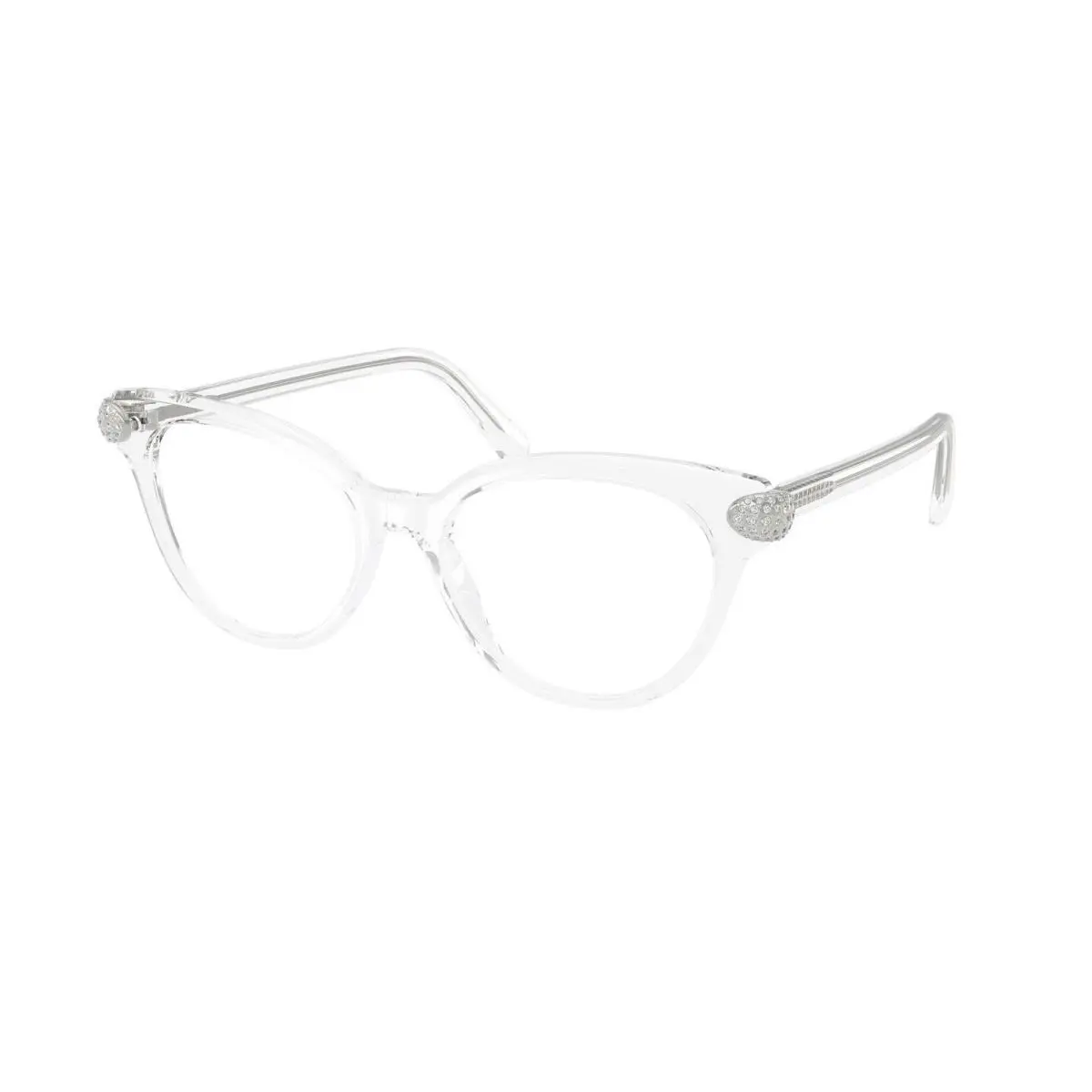 SK 2046 Transparent Demo Lens 1027 Size 51 Eyeglasses by Swarovski
