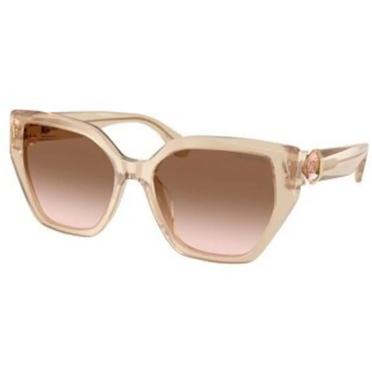 Swarovski SK 6044 U Milky Beige / Gradient Borwn 103413 Size 56 Sunglasses