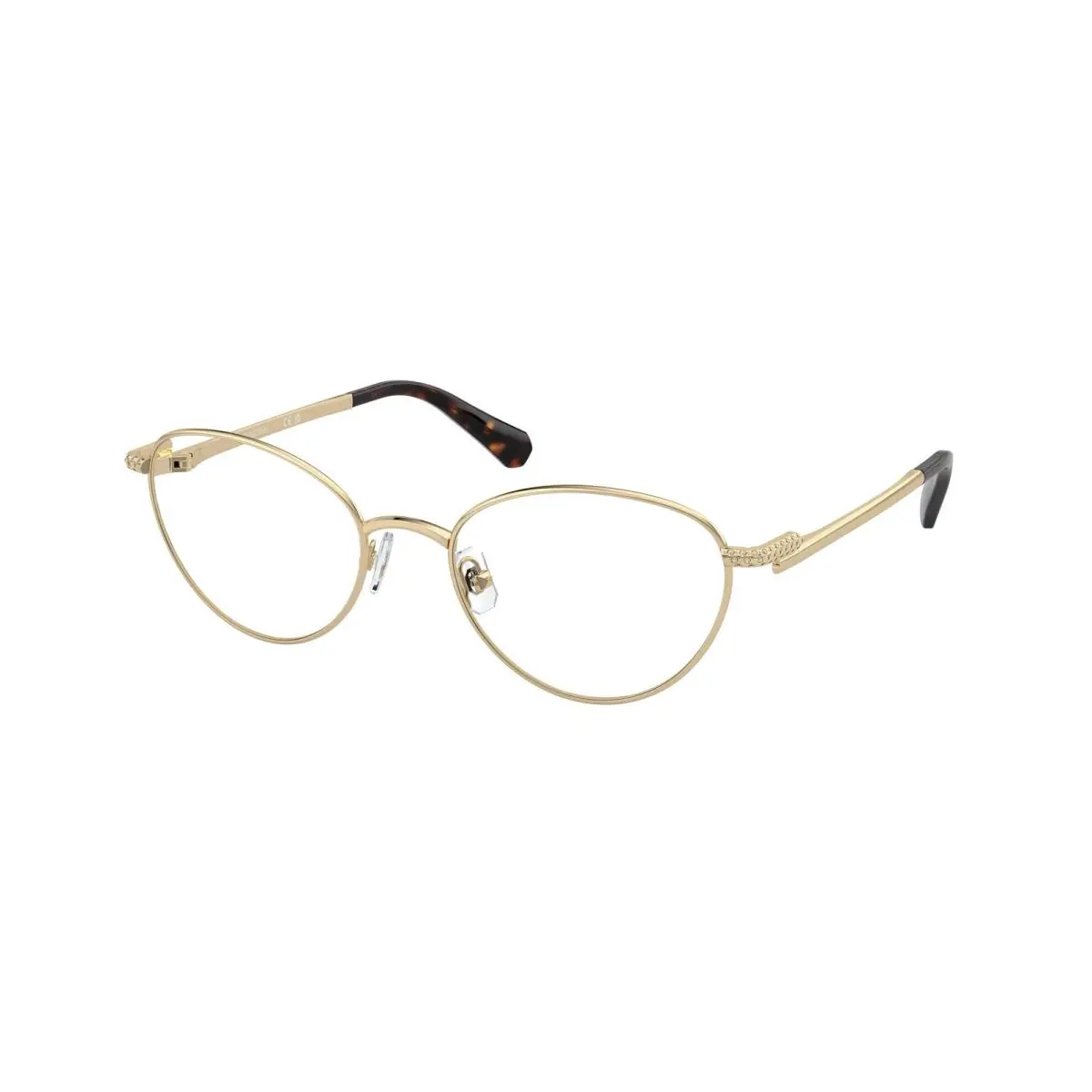 SK 1002 Pale Gold 4013 Size 51 Eyeglasses by Swarovski