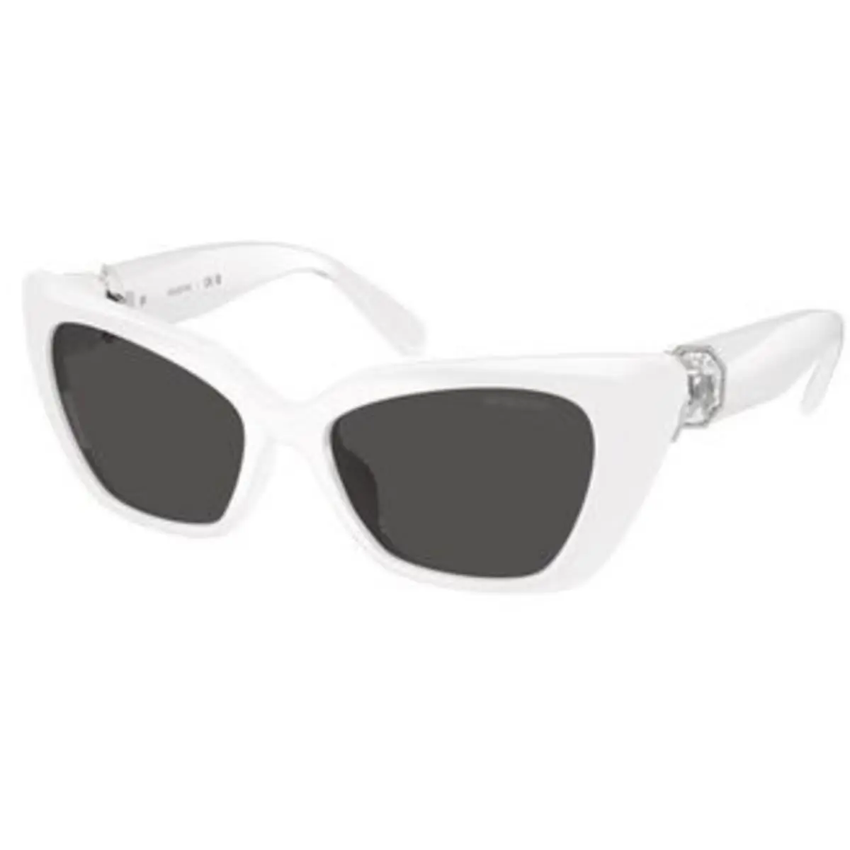 Swarovski SK 6047 White / Dark Grey Polyamide Standard 105087 Size 54 Sunglasses