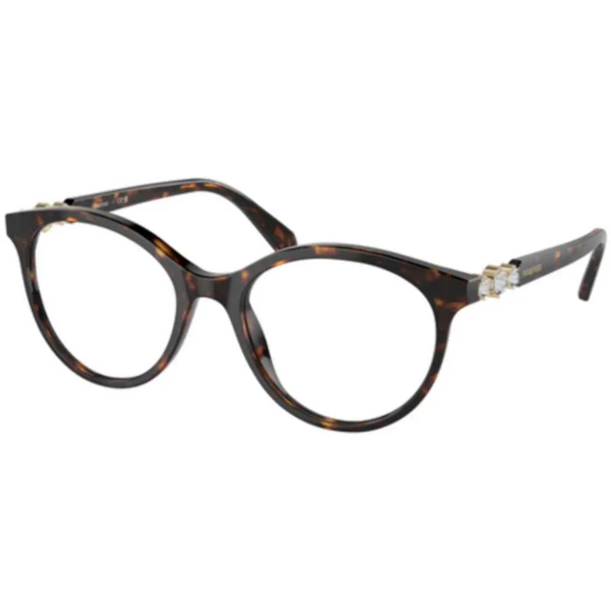 SK 2019 Dark Havana 1002 Size 52 Eyeglasses by Swarovski