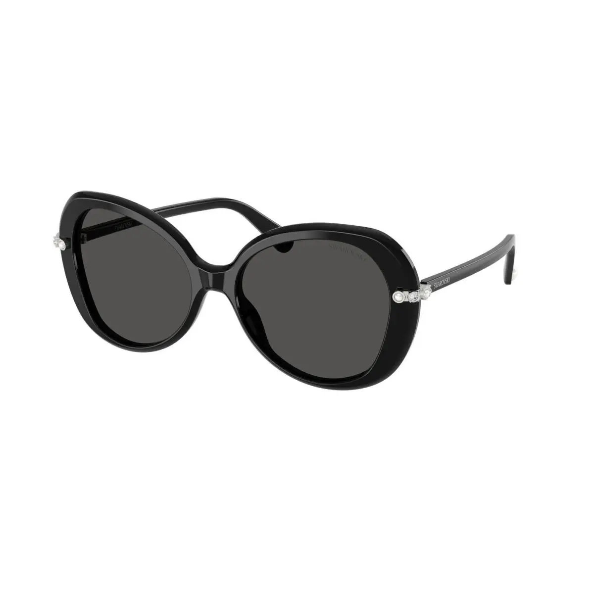 Swarovski SK 6059 Black / Dark Grey Polyamide Standard 103887 Size 55 Sunglasses