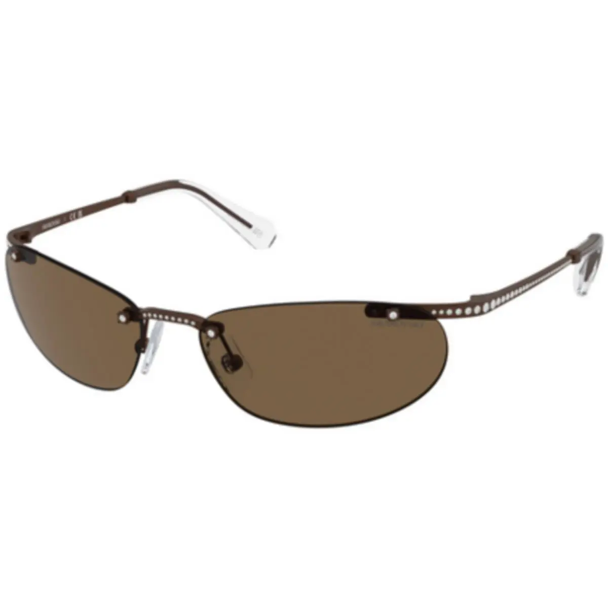 Swarovski SK 7019 Matte Brown / Dark 400273 Size 59 Sunglasses
