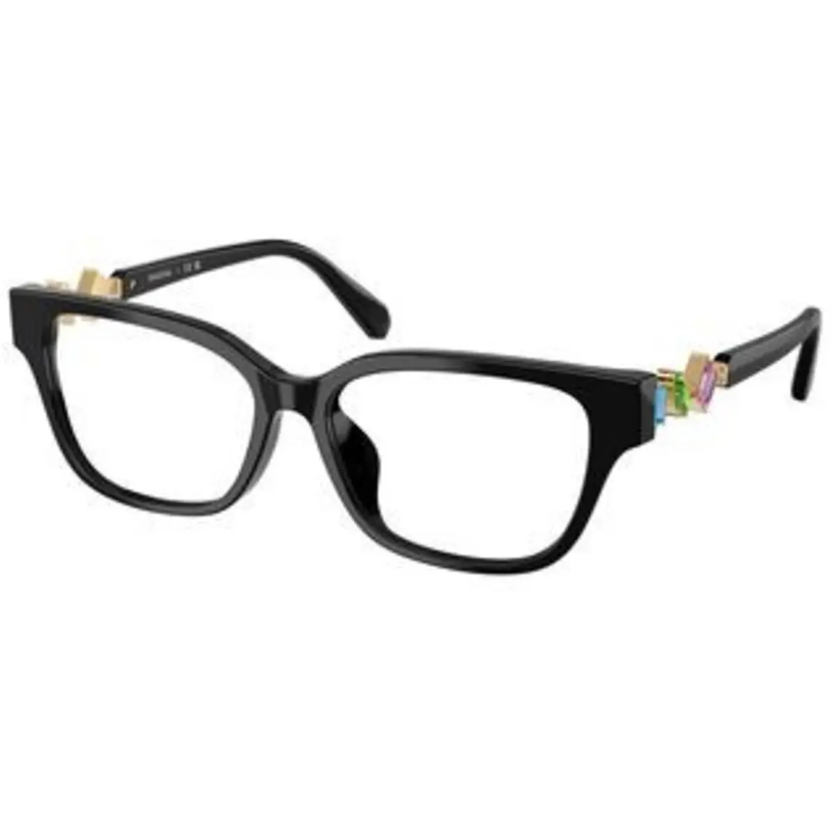 SK 2049 D Black Demo Lens 1001 Size 54 Eyeglasses by Swarovski