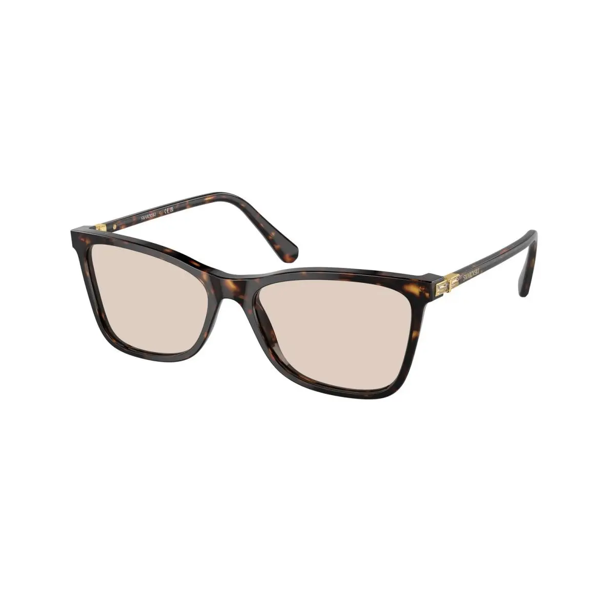 SK 6004 Dark Havana Photo Brown 1002M4 Size 55 Sunglasses by Swarovski