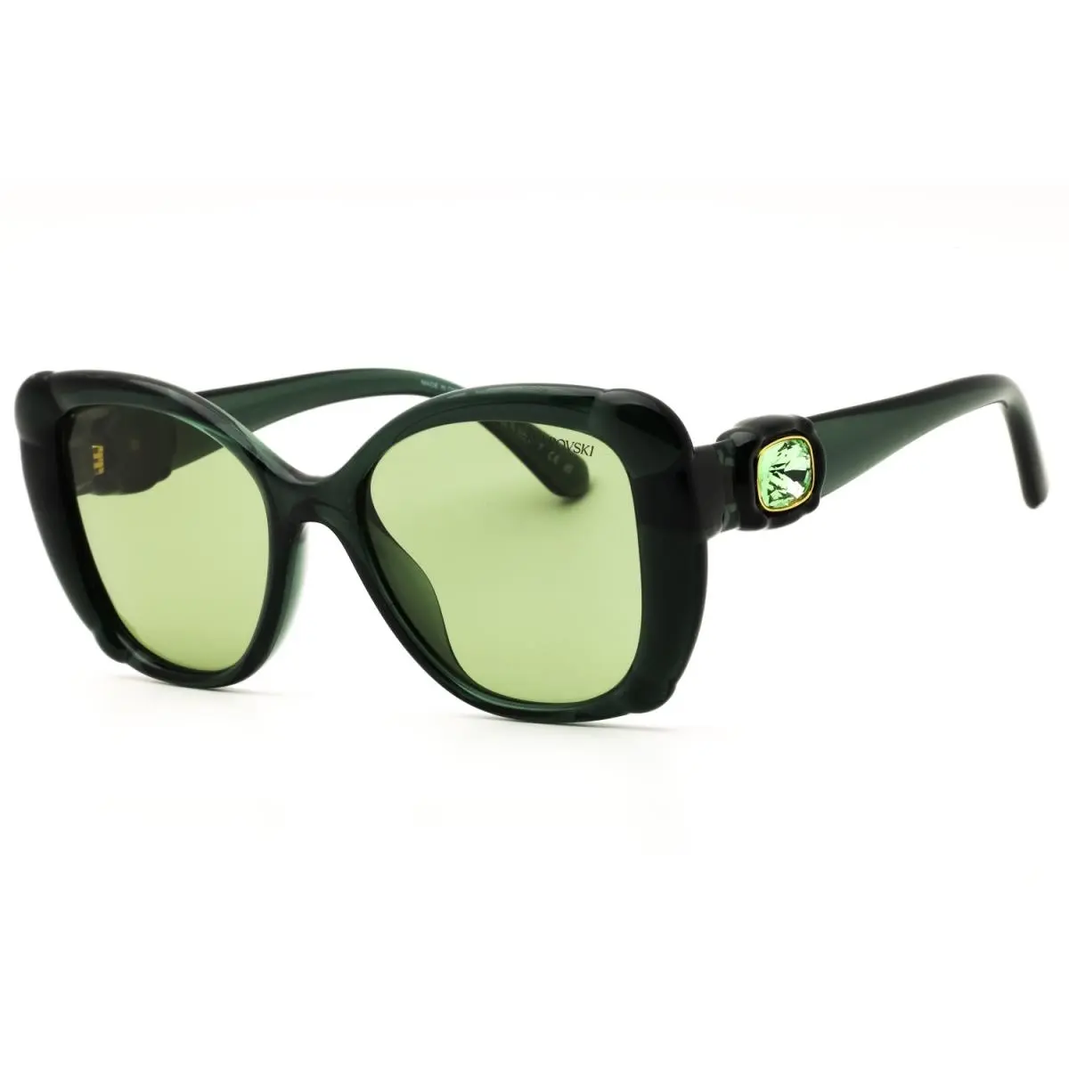 Swarovski SK6051-1043-53 Sunglasses Frame Size 53mm 140mm 18mm Green Women