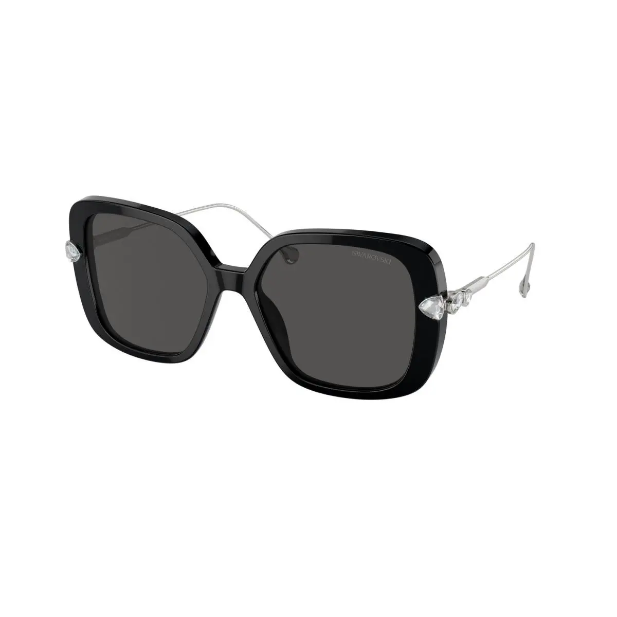 Swarovski SK 6011 F Black Dark Grey 103887 Size 56 Sunglasses