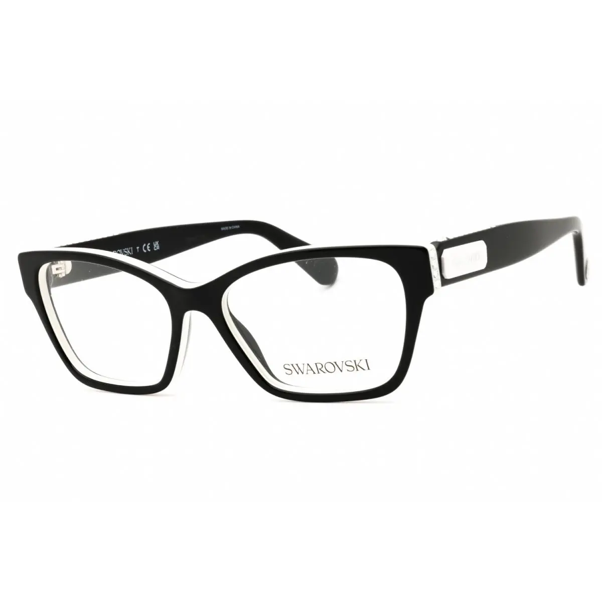 SK2013-1015-54 Eyeglasses Frame Size 54mm 16mm 140mm Black Women 8056 by Swarovski