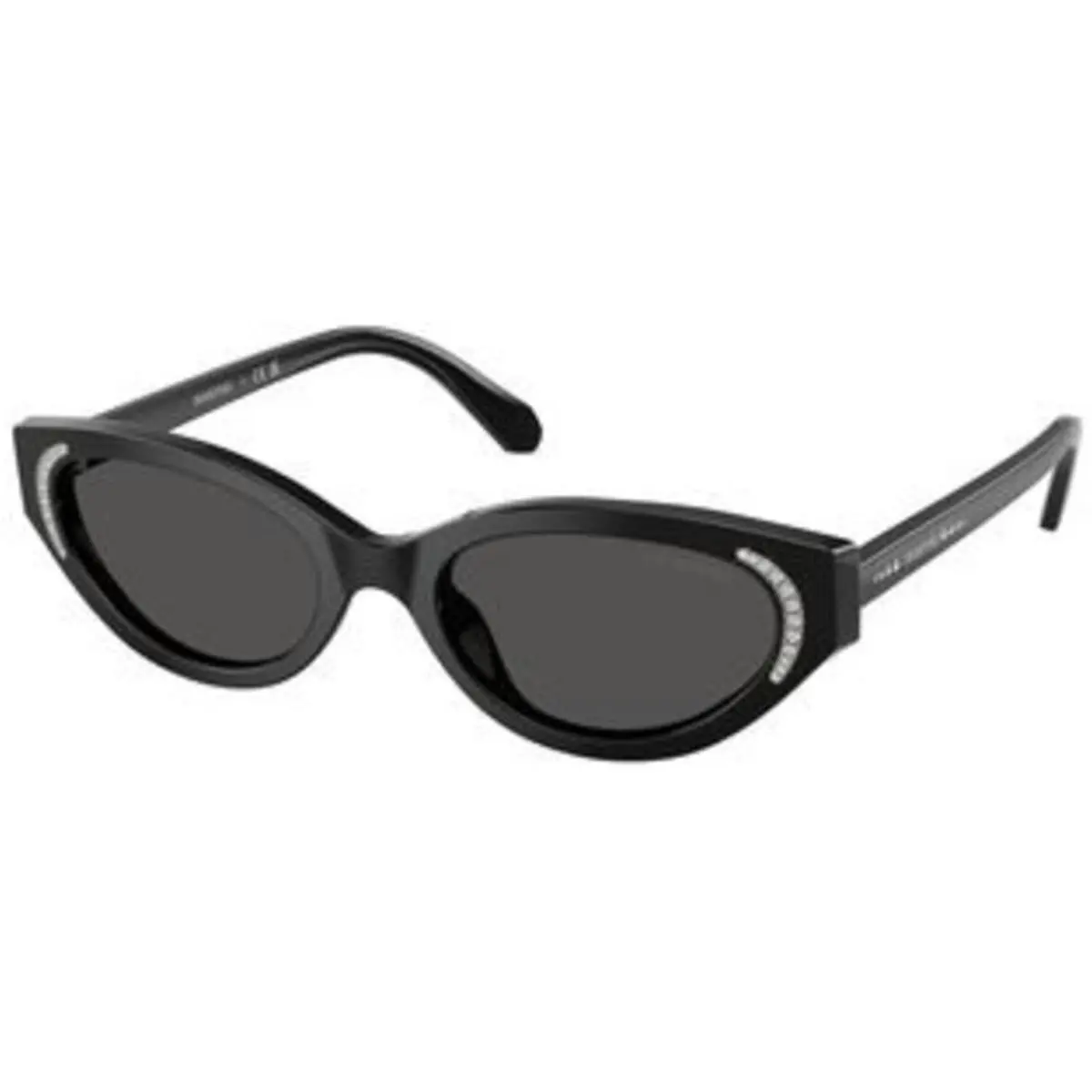 Swarovski SK 6030 F Black / Dark Grey 100187 Size 53 Sunglasses