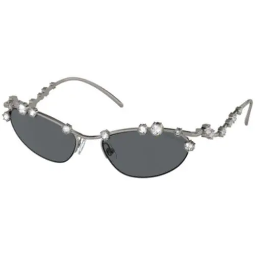 Swarovski SK 7016 Gunmetal Dark Grey 400987 Size 56 Sunglasses