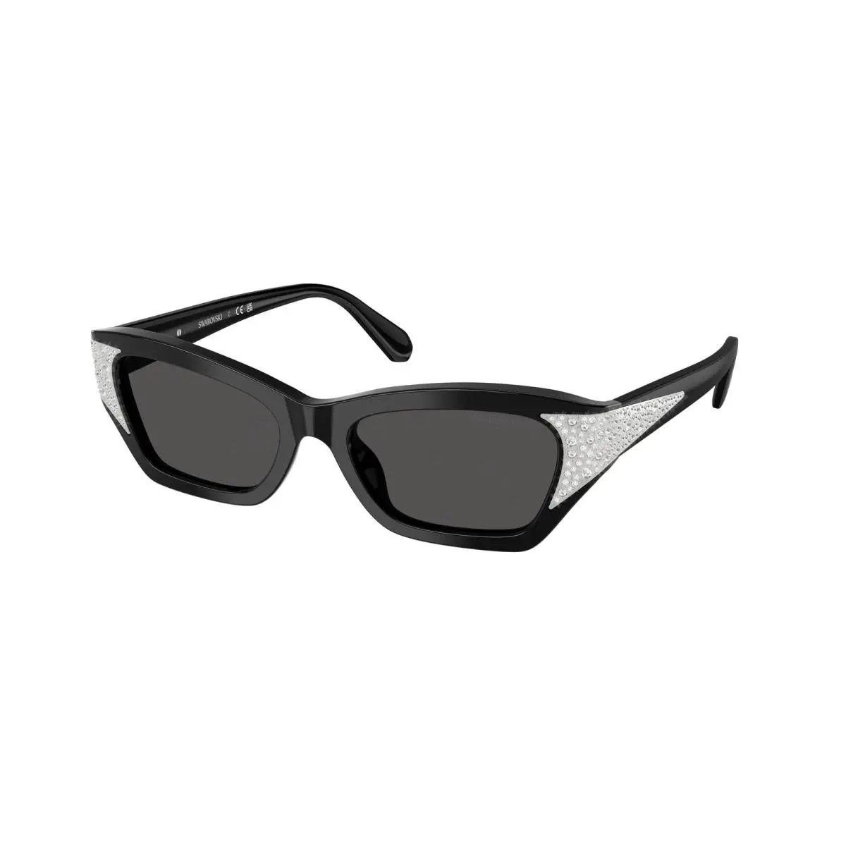 Swarovski SK 6029 Black / Dark Grey Polyamide Standard 100187 Size 50 Sunglasses