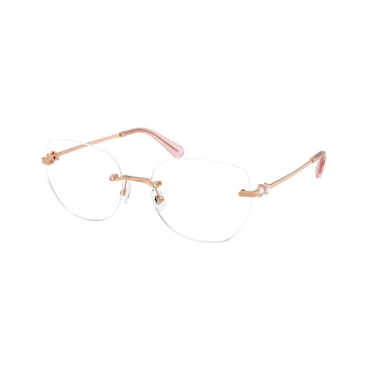 SK 1038 Rose Gold Demo Lens 4014 Size 54 Eyeglasses by Swarovski