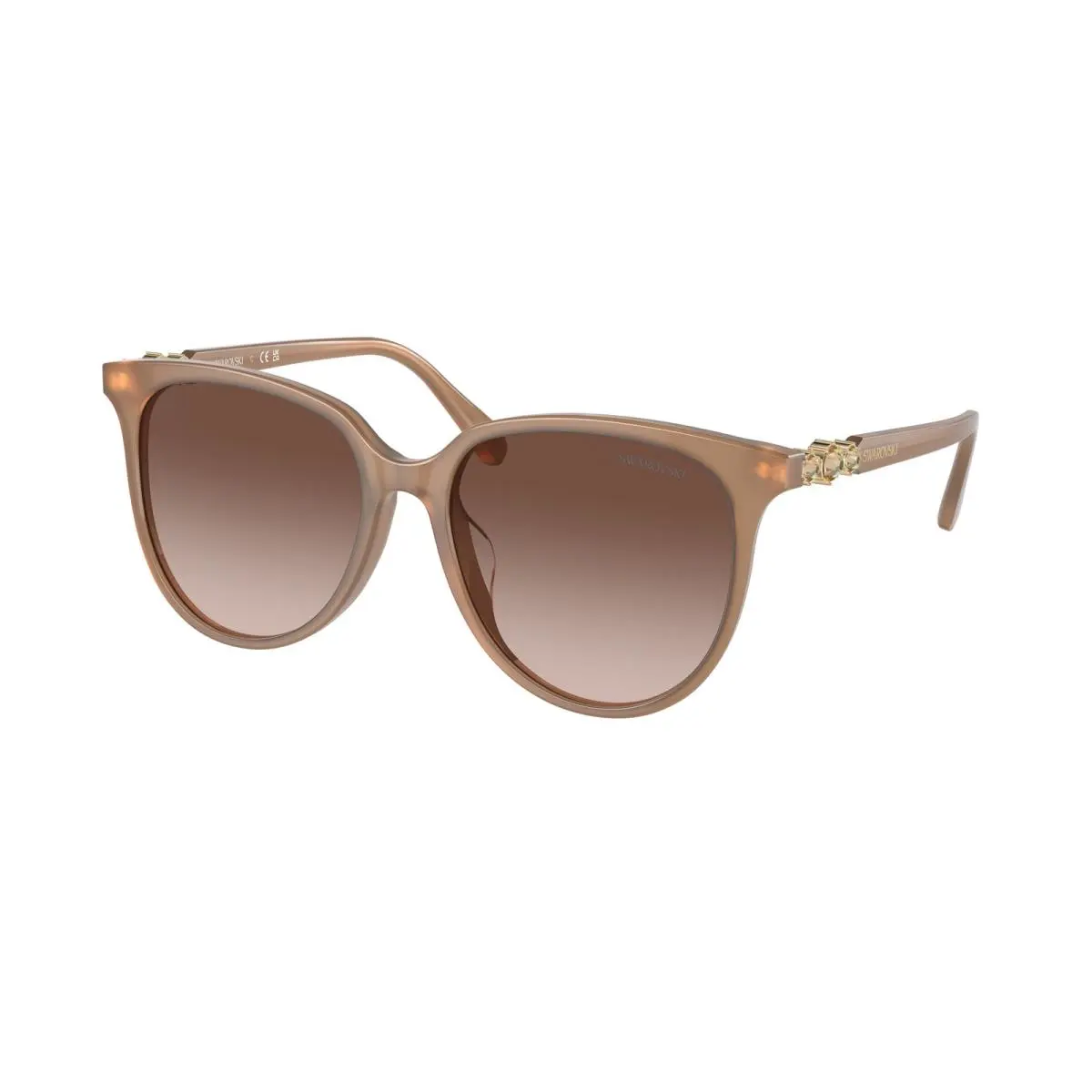 SK 6023 D Opal Beige Gradient Brown 200213 Size 56 Sunglasses by Swarovski