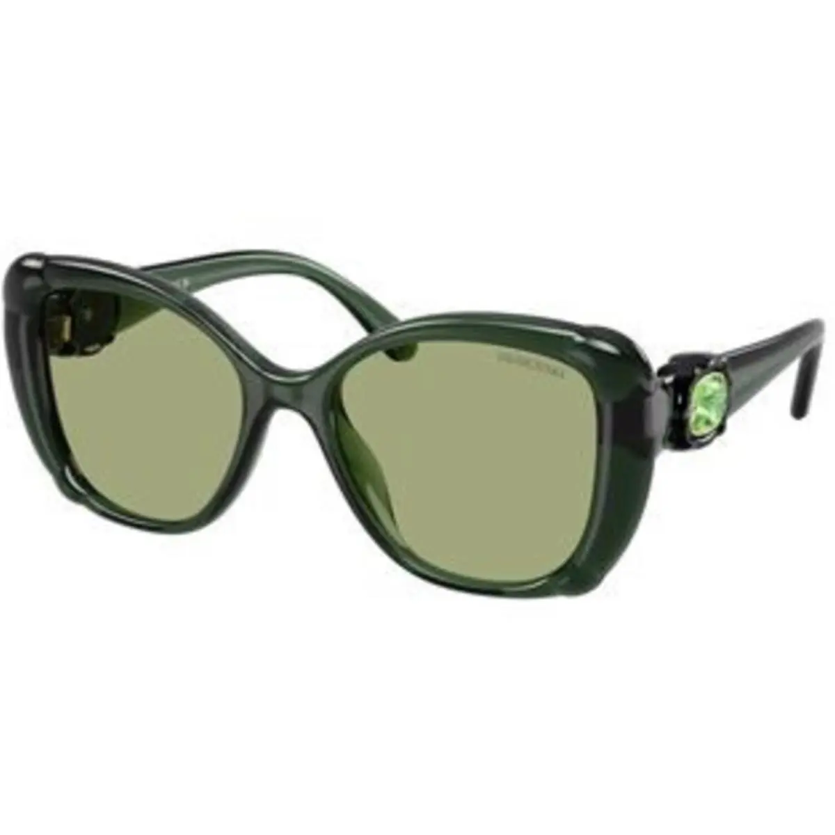 Swarovski SK 6051 U Transparent Green / 104382 Size 53 Sunglasses