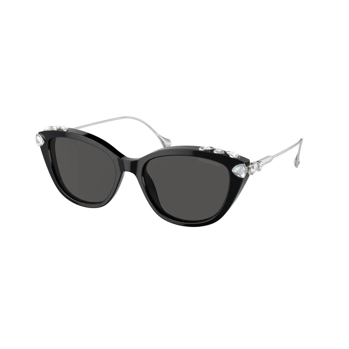SK 6010 Black Dark Grey 103887 Size 53 Sunglasses by Swarovski