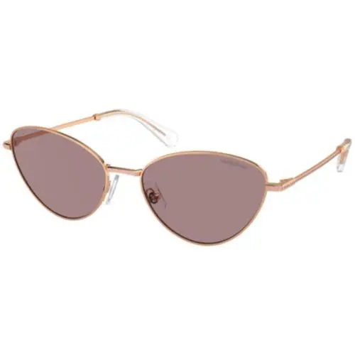 Swarovski SK 7014 Rose Gold / Light Purple Brown 40147N Size 58 Sunglasses