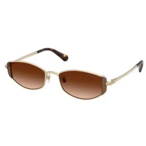 SK 7035 D Pale Gold / Gradient Brown 401374 Size 53 Sunglasses by Swarovski