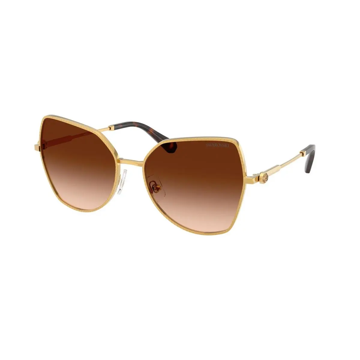 Swarovski SK 7037 Dark Gold / Gradient Brown 400774 Size 58 Sunglasses