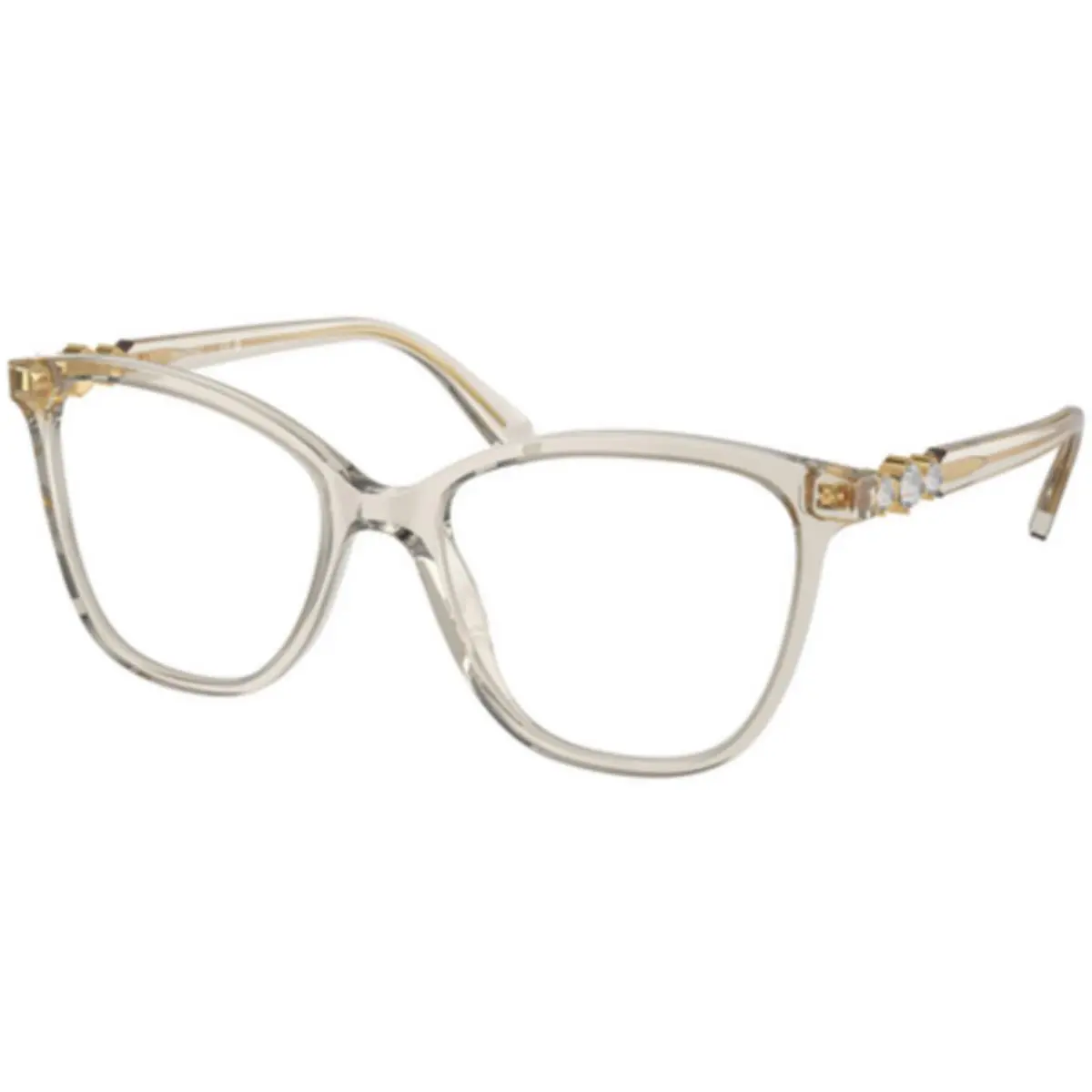 SK 2020 Transparent Beige 3003 Size 54 Eyeglasses by Swarovski