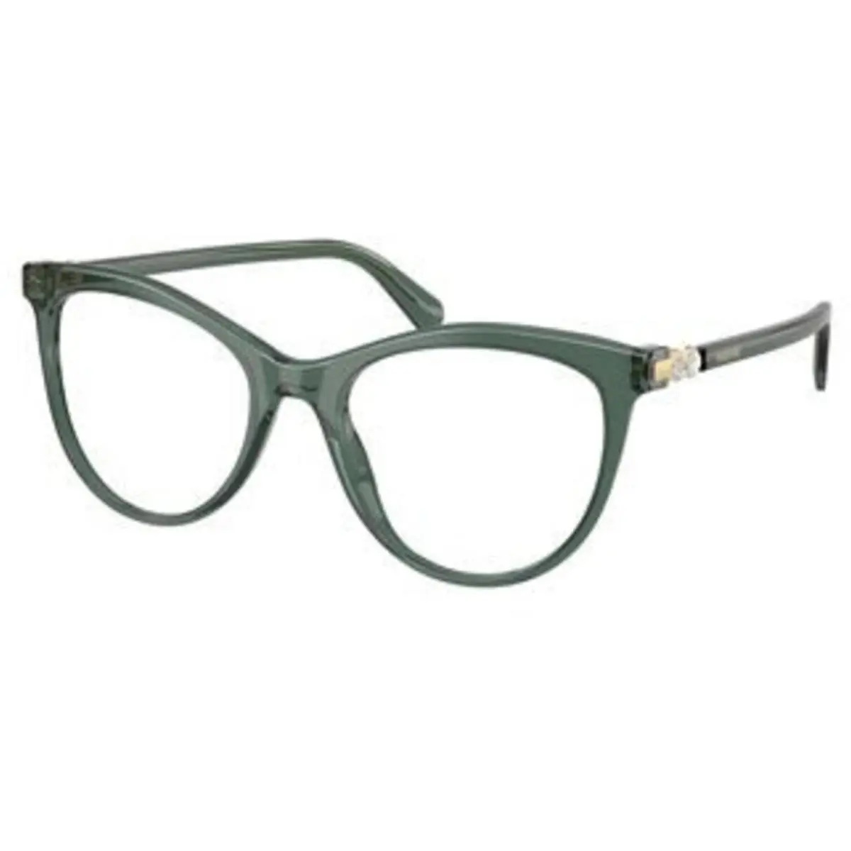 SK 2064 Transparent Green / Demo Lens 1043 Size 51 Eyeglasses by Swarovski