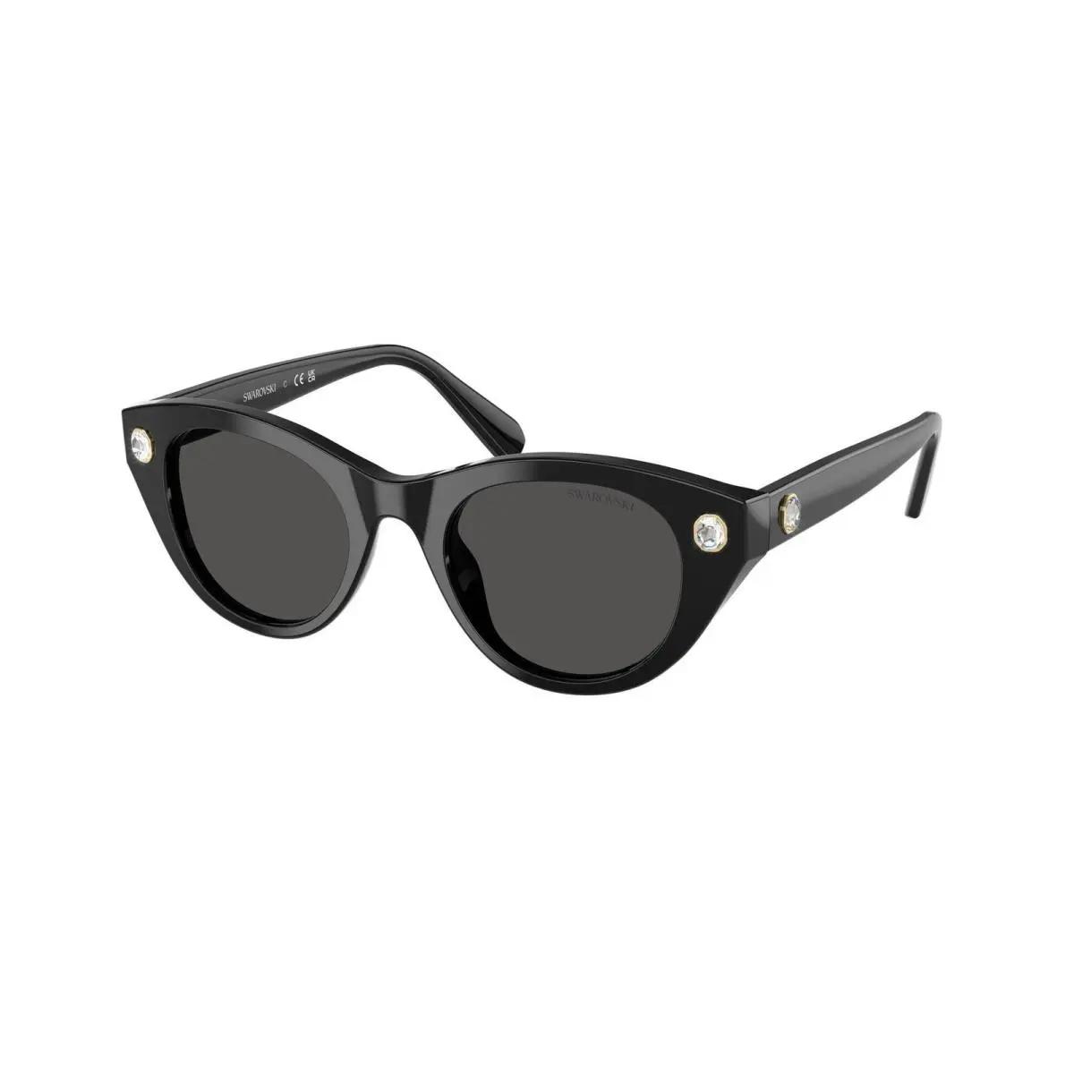 Swarovski SK 6025 Black / Dark Grey Polyamide Standard 100187 Size 47 Sunglasses