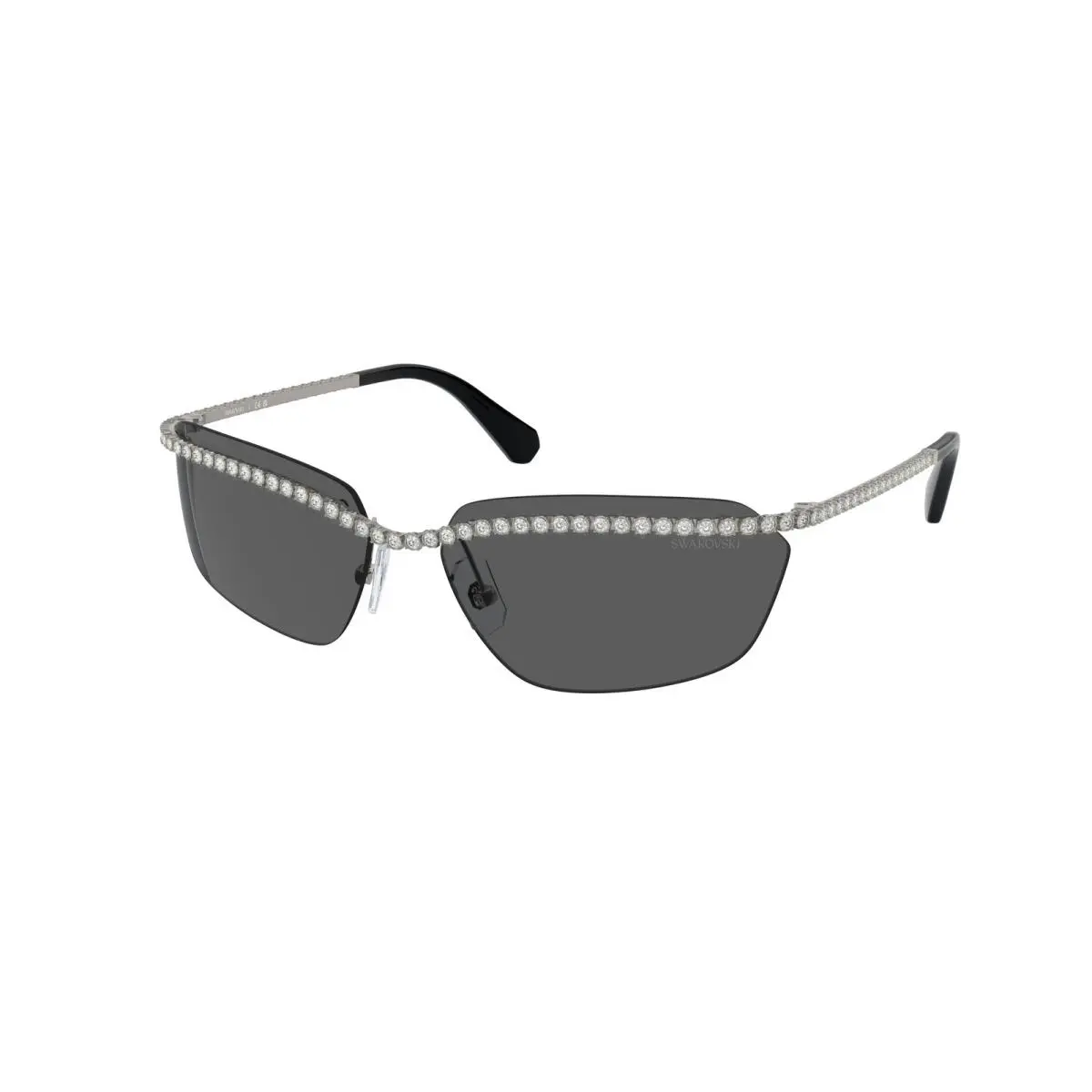 SK 7001 Gunmetal Dark Grey 400987 Size 64 Sunglasses by Swarovski