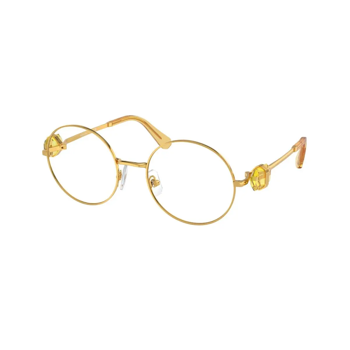SK 1001 Yellow 4007 Size 53 Eyeglasses by Swarovski