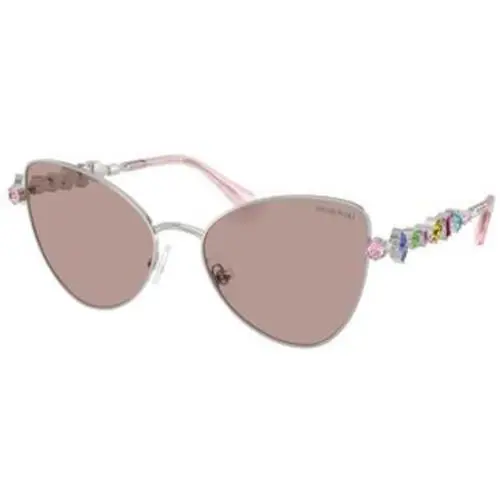 SK 7034 Silver / Light Purple Brown 401M7N Size 56 Sunglasses by Swarovski