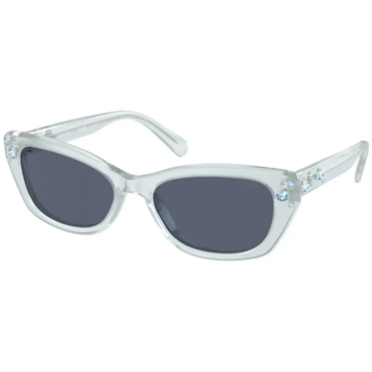 SK 6019 Milky Light Blu / Polar Dark Blue 10242V Size 54 Sunglasses by Swarovski