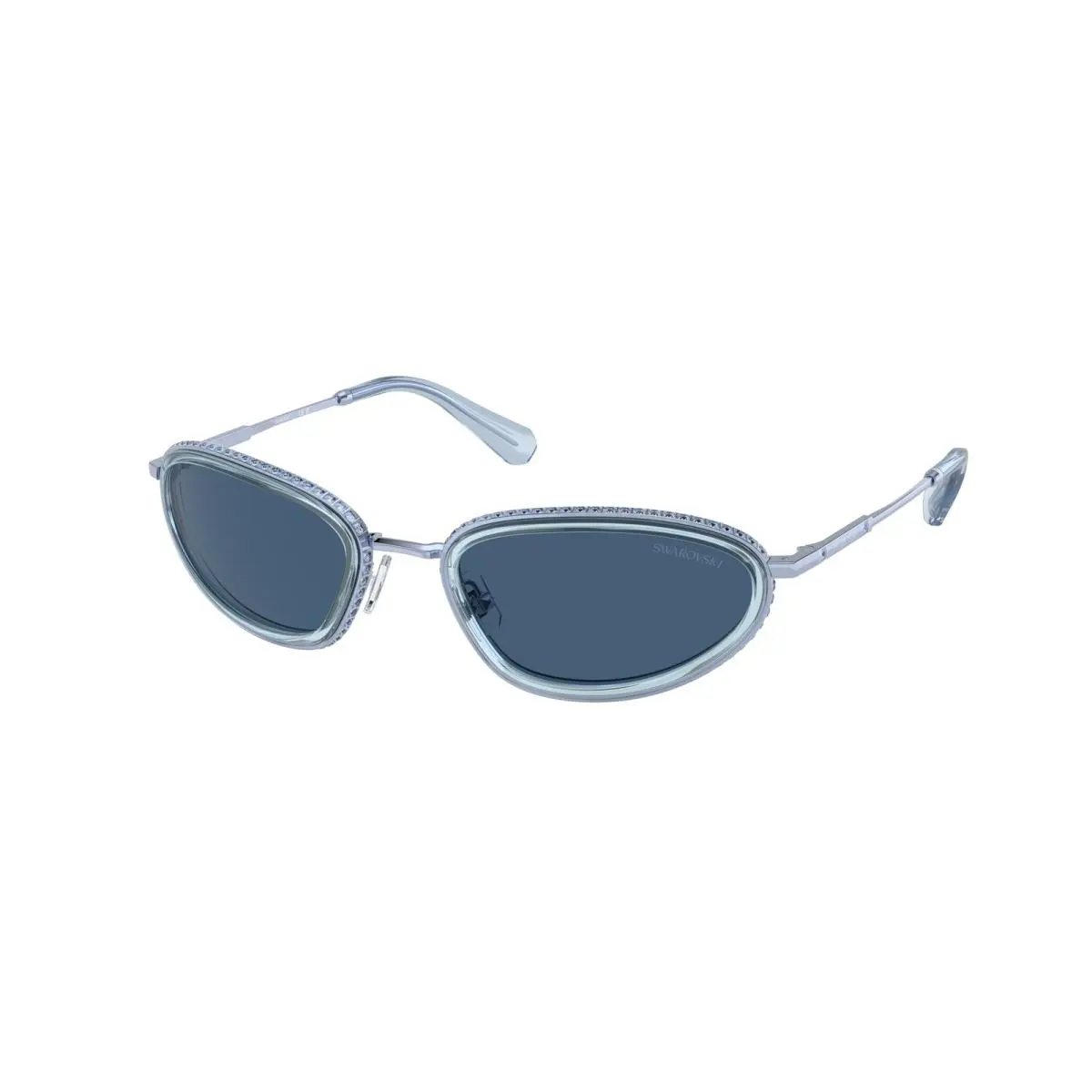 Swarovski SK 7004 Light Blue Dark 400555 Size 55 Sunglasses