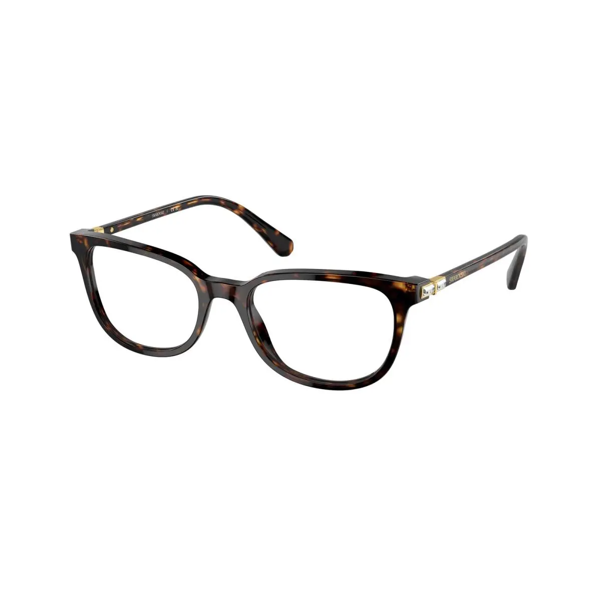 SK 2003 Havana 1002 Size 52 Eyeglasses by Swarovski